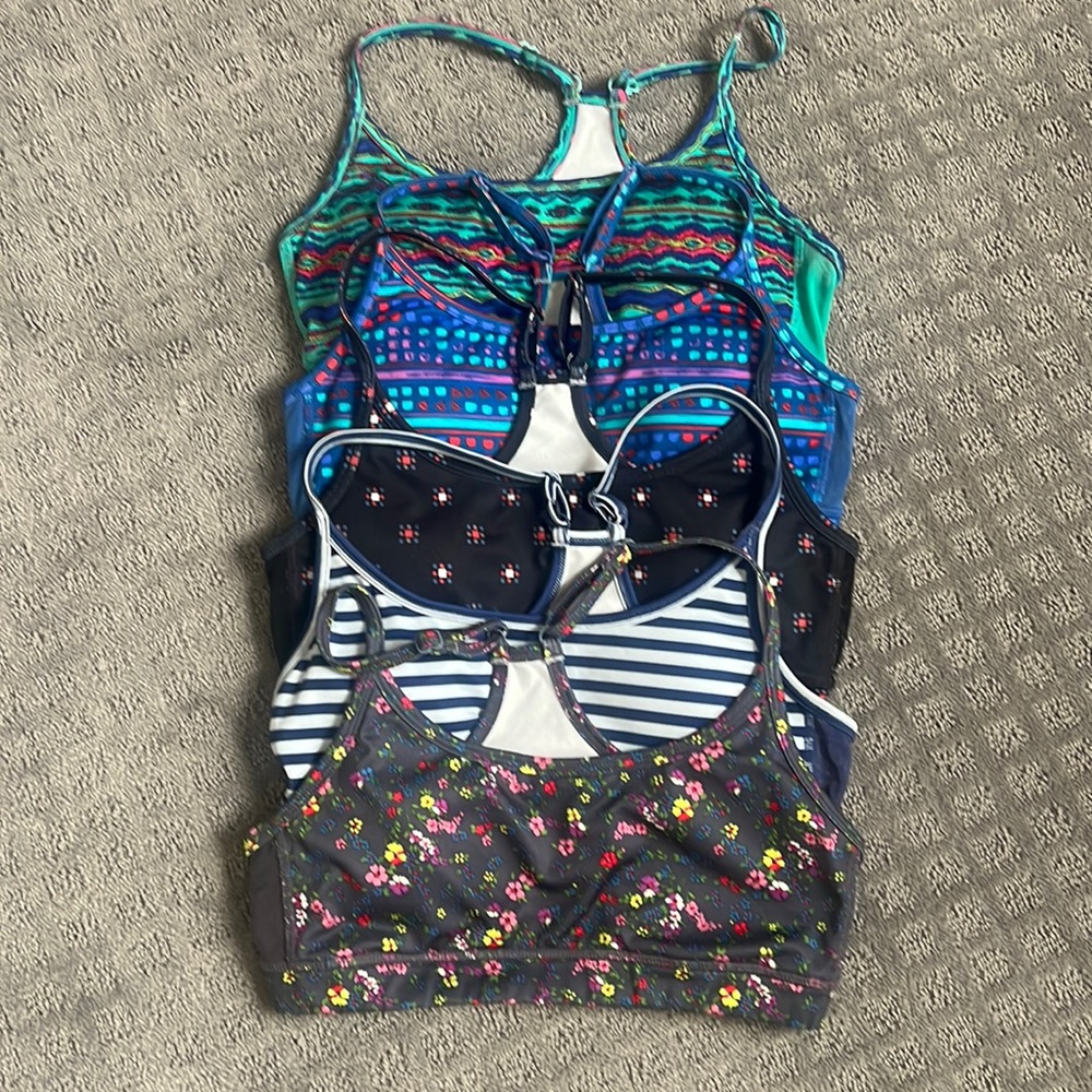 Bundle of 5 Aerie Sports Bras